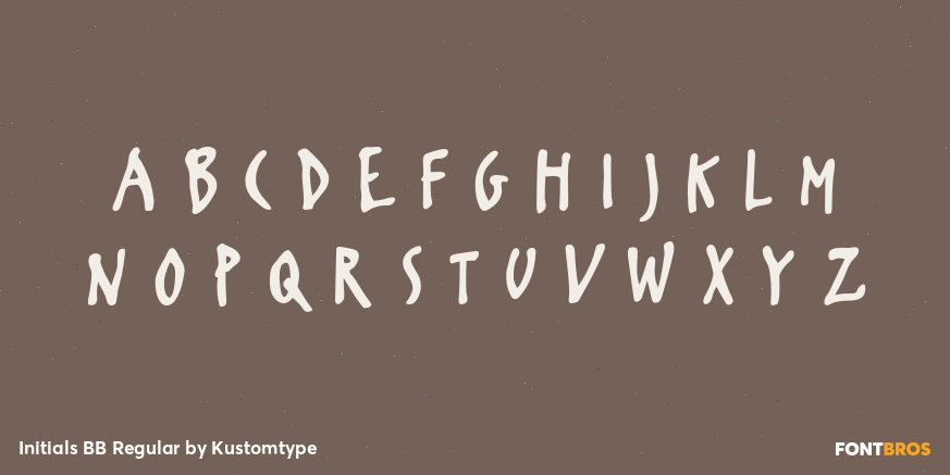 Initials BB Regular Font Poster #1