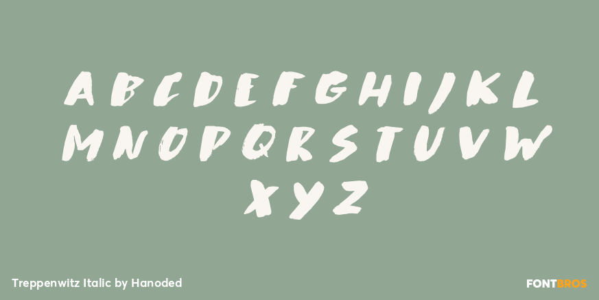Treppenwitz Italic Font Poster #2