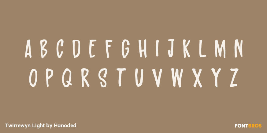 Twirrewyn Light Font Poster #2
