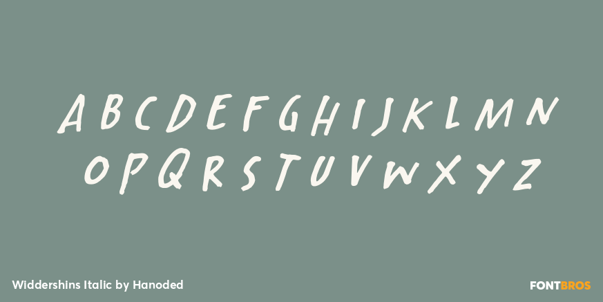 Widdershins Italic Font Poster #2