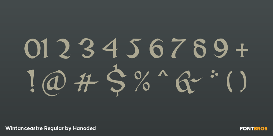 Wintanceastre Regular Font Poster #4