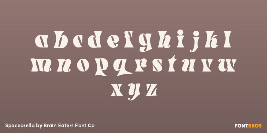 Spacearella Font Poster #3