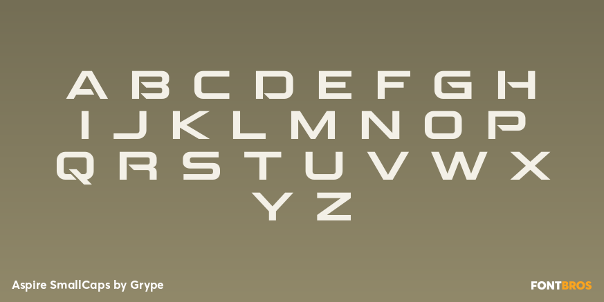 Aspire SmallCaps Font Poster #2