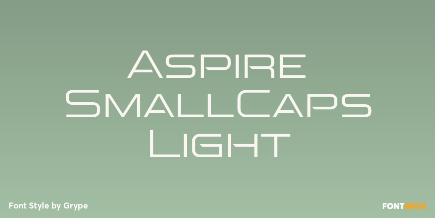 Aspire SmallCaps Light Font Poster #1