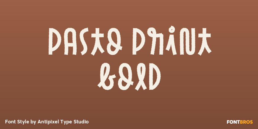 Pasto Print Bold Poster