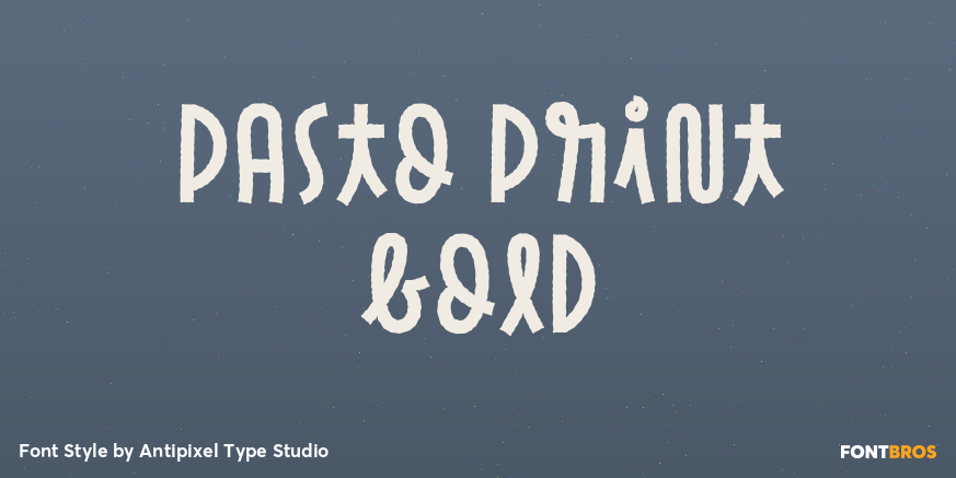 Pasto Print Bold Poster