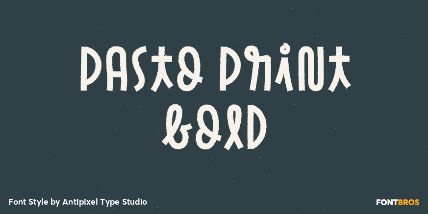 Pasto Print Bold Poster