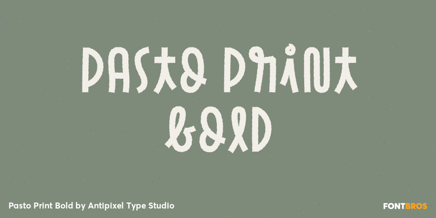 Pasto Print Bold Poster