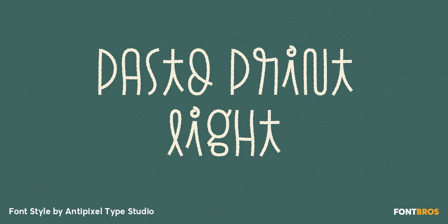 Pasto Print Light Poster