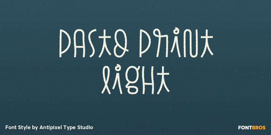 Pasto Print Light Poster