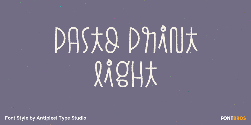 Pasto Print Light Poster