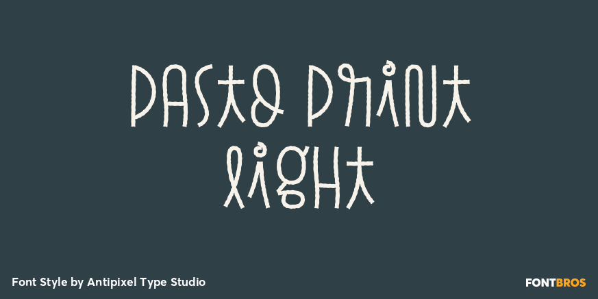 Pasto Print Light Poster