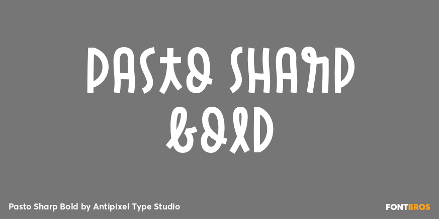 Pasto Sharp Bold Poster