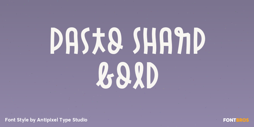 Pasto Sharp Bold Poster