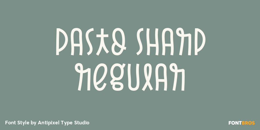 Pasto Sharp Regular Poster