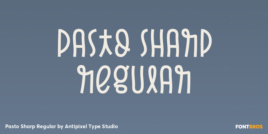 Pasto Sharp Regular Poster