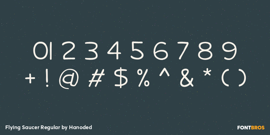 Flying Saucer Regular Font Poster #4