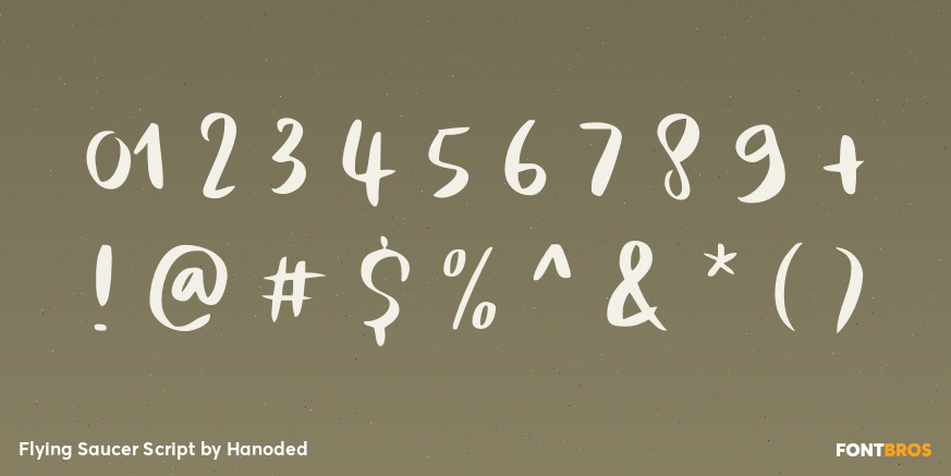 Flying Saucer Script Font Poster #4