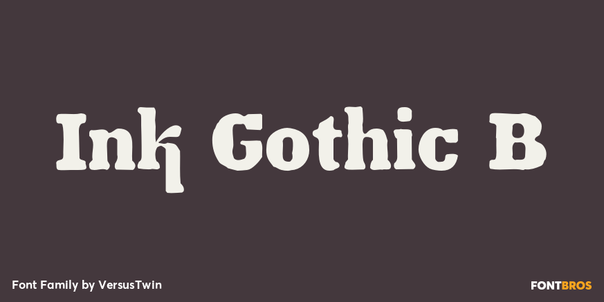 Ink Gothic B Poster