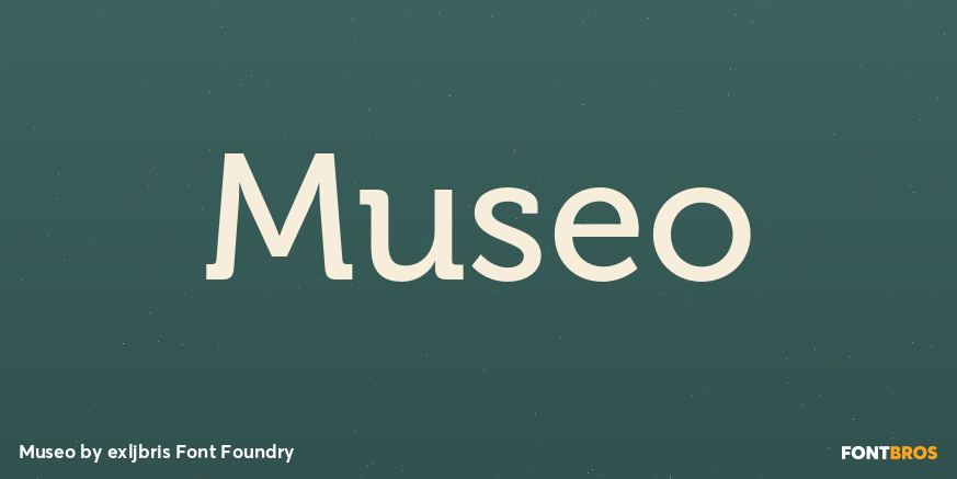 Museo Font Poster #1