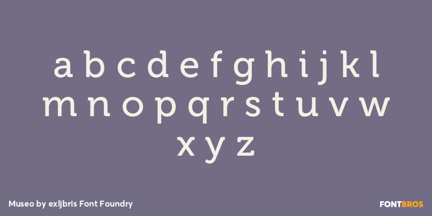 Museo Font Poster #3