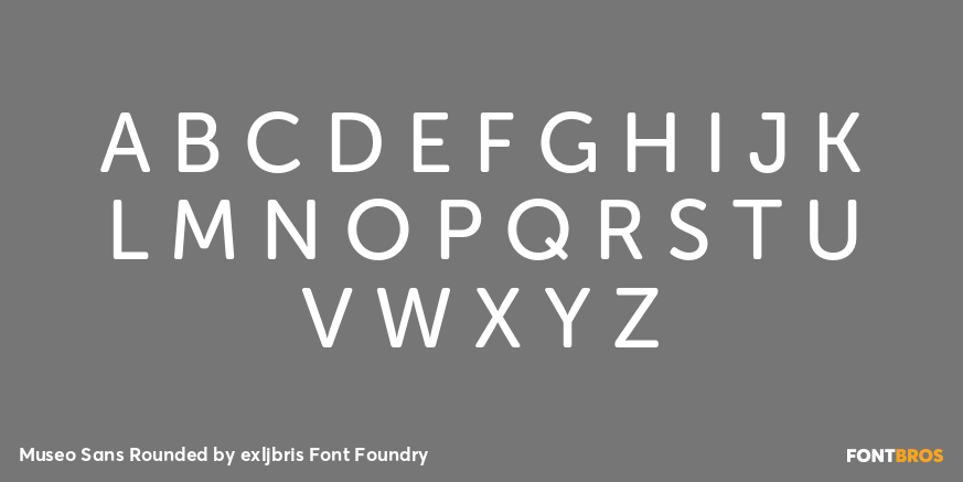 Museo Sans Rounded Font Poster #2