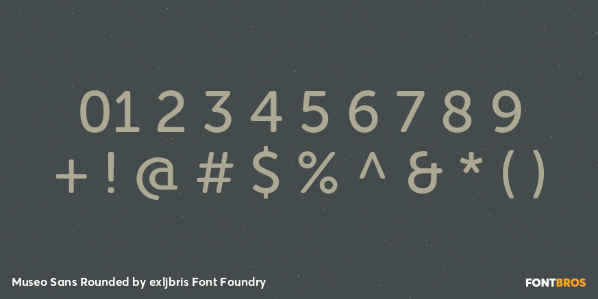 Museo Sans Rounded Font Poster #4