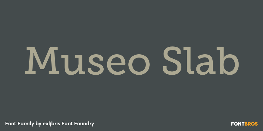 Museo Slab Poster
