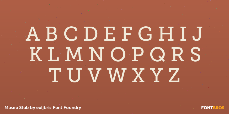 Museo Slab Font Poster #2