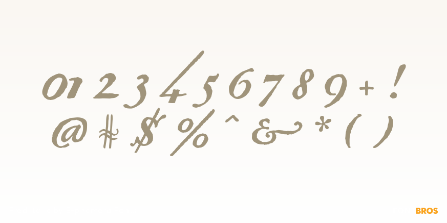 Fred Italic Font Poster #1