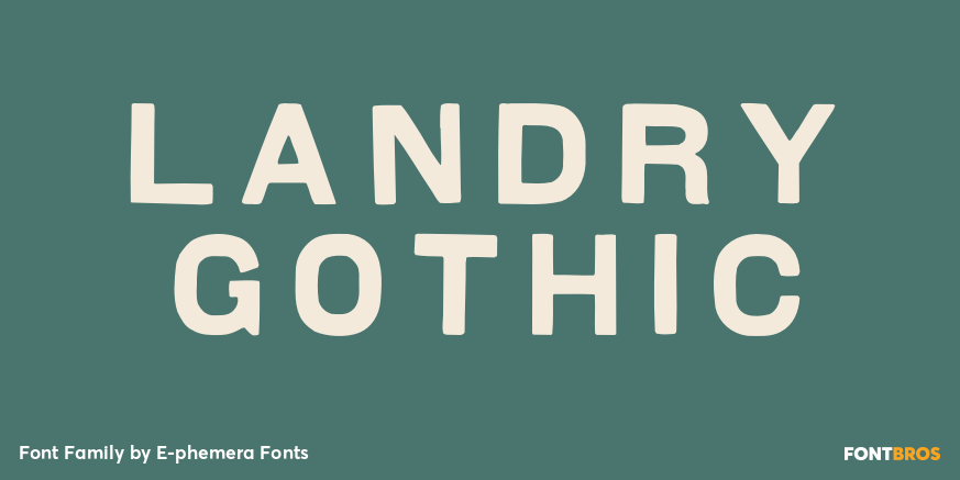 Landry Gothic Poster
