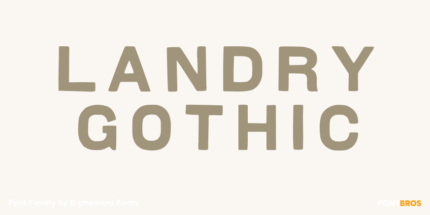 Landry Gothic Poster