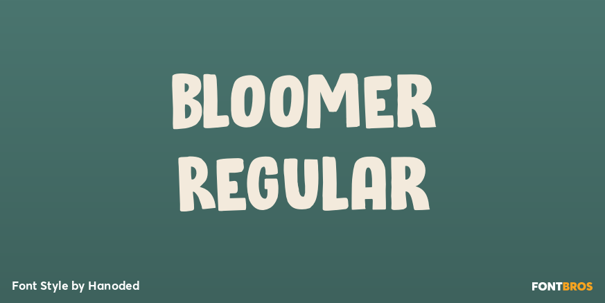 Bloomer Regular Poster