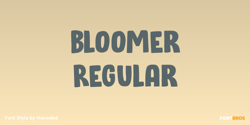 Bloomer Regular Poster