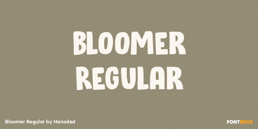 Bloomer Regular Poster