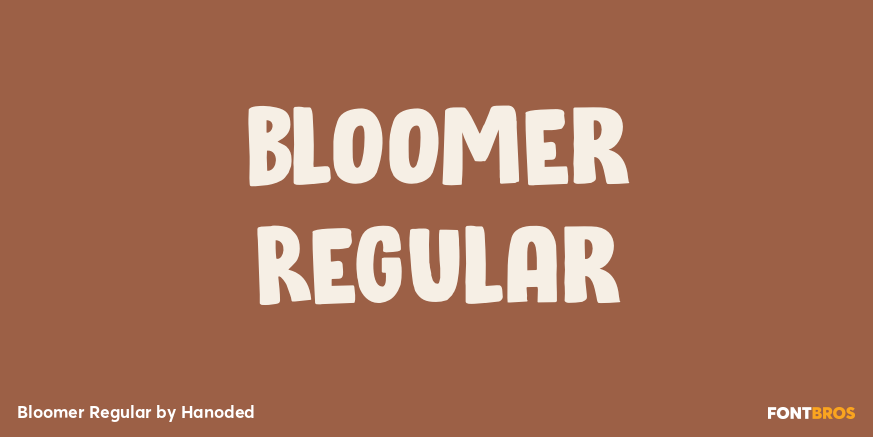 Bloomer Regular Poster