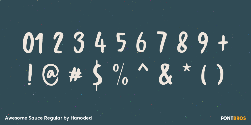 Awesome Sauce Regular Font Poster #4