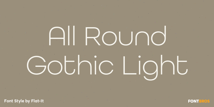 All Round Gothic Light Poster