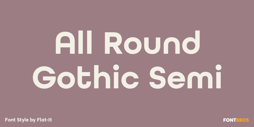 All Round Gothic Semi Poster