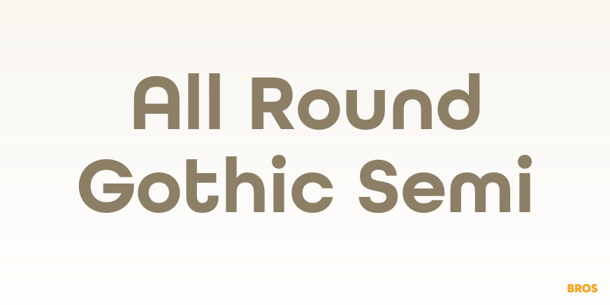 All Round Gothic Semi Poster