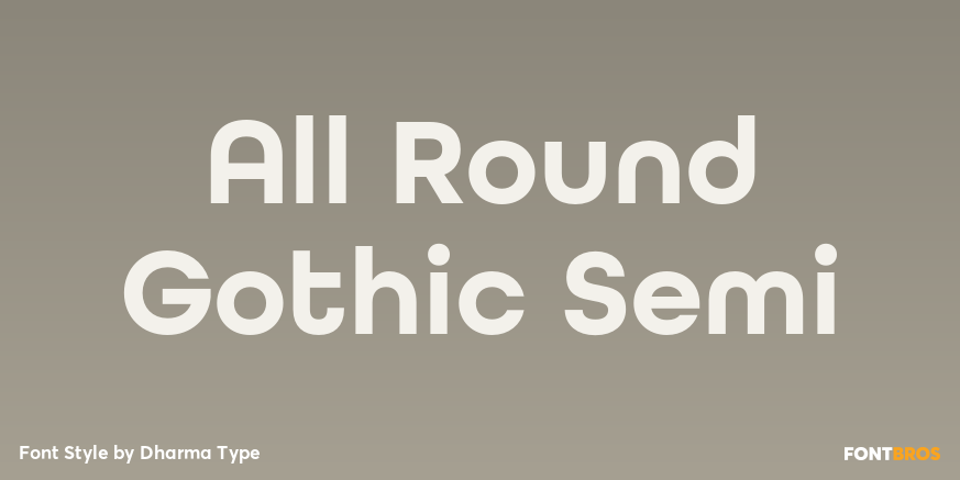 All Round Gothic Semi Poster