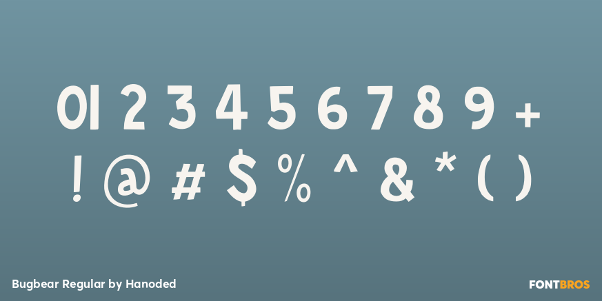 Bugbear Regular Font Poster #4