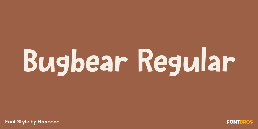 Bugbear Regular Font Poster #1