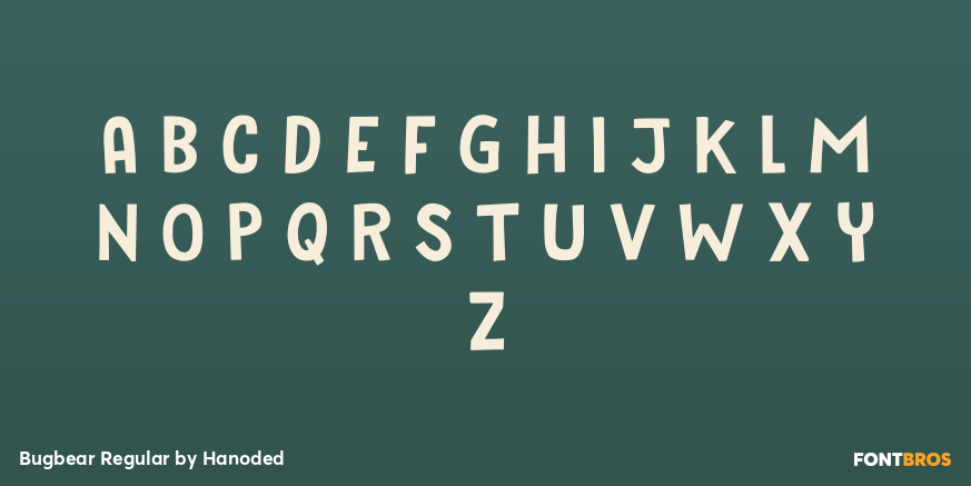 Bugbear Regular Font Poster #2