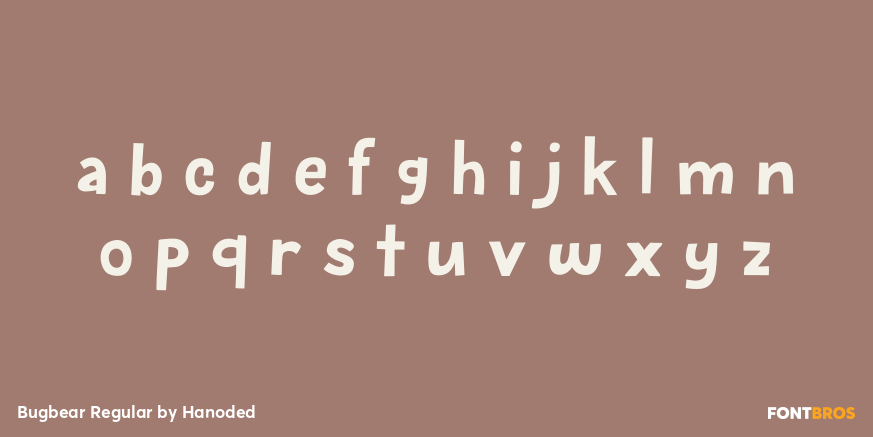 Bugbear Regular Font Poster #3