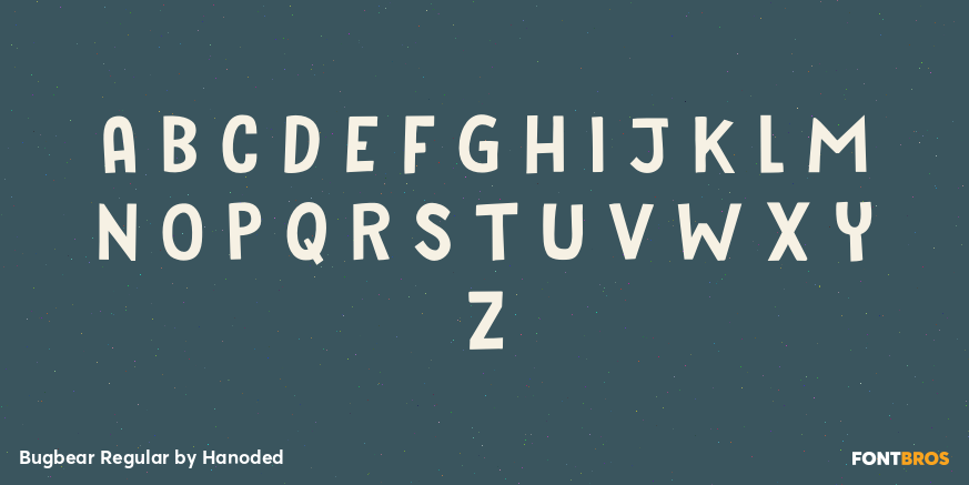 Bugbear Regular Font Poster #2