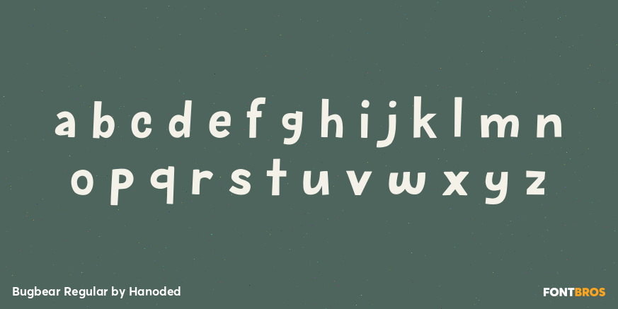 Bugbear Regular Font Poster #3