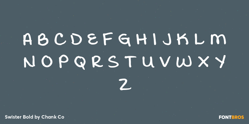 Swister Bold Font Poster #2