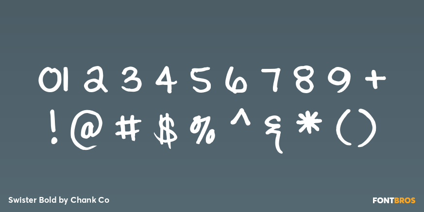 Swister Bold Font Poster #4