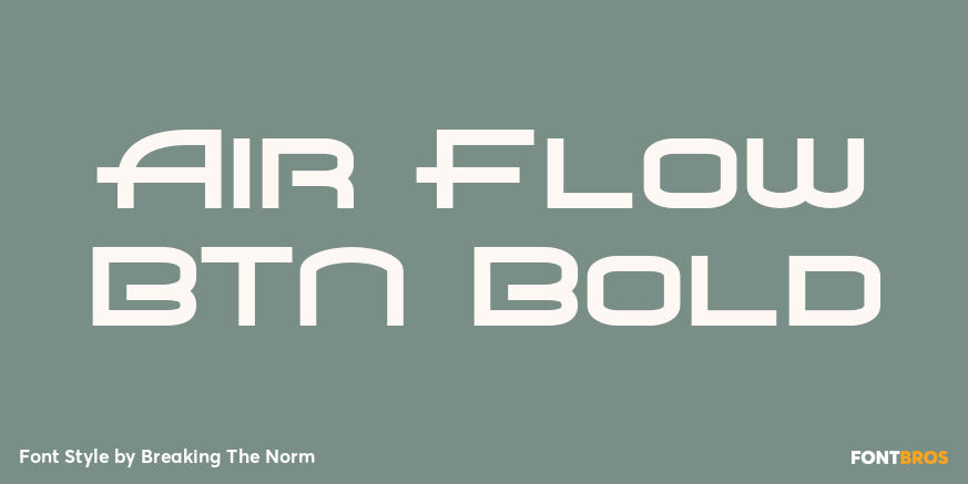 Air Flow BTN Bold Poster